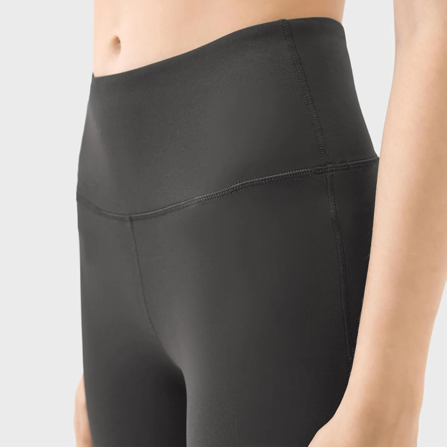 20"/ 25"/ 30" High Waisted Yoga Leggings No Front Seam Compression Workout Leggings/Flared Pants/Warm Leggings