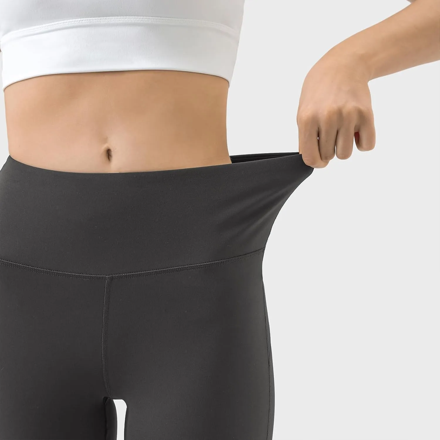 20"/ 25"/ 30" High Waisted Yoga Leggings No Front Seam Compression Workout Leggings/Flared Pants/Warm Leggings