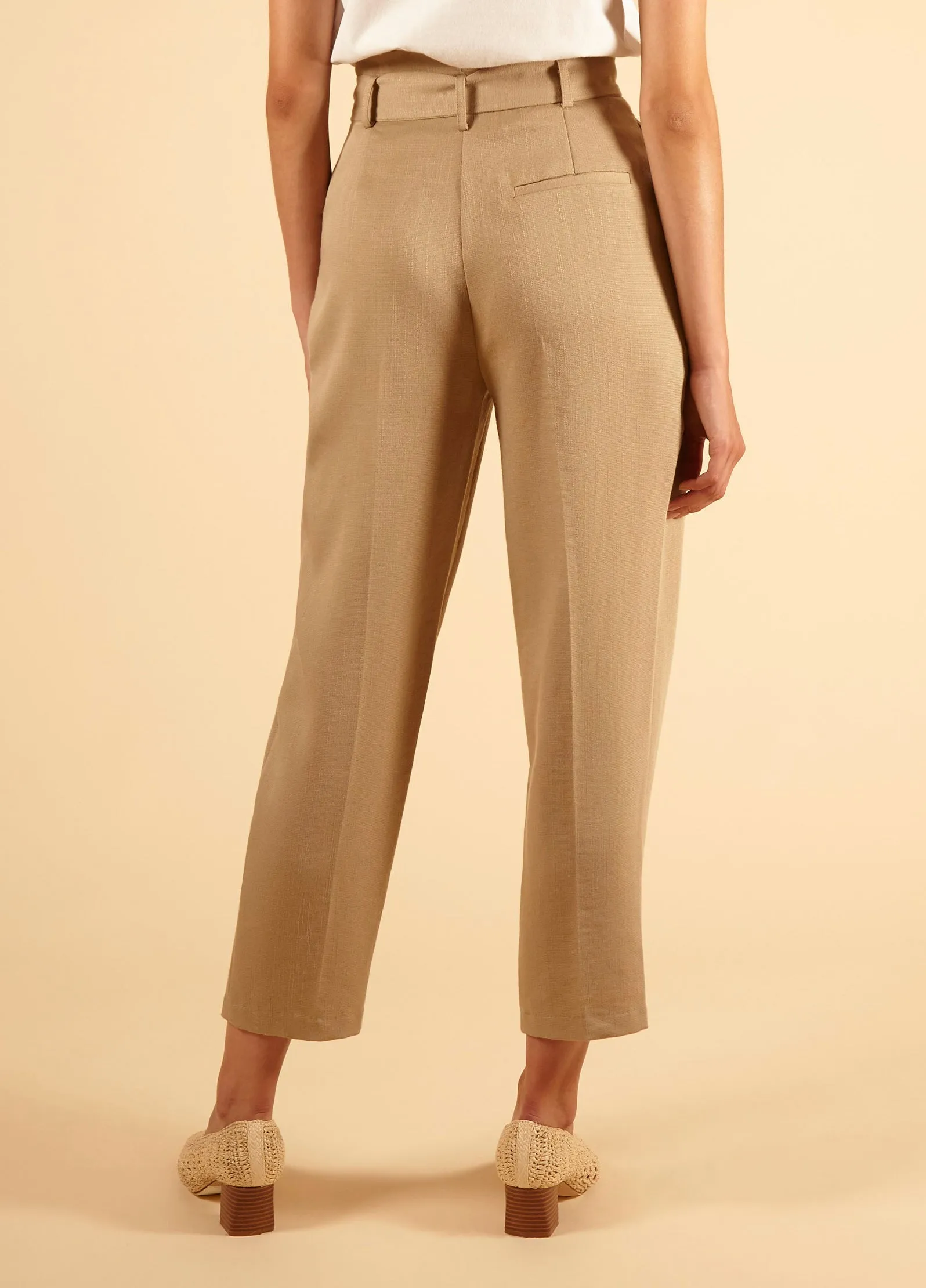 Beige Pensee Pants