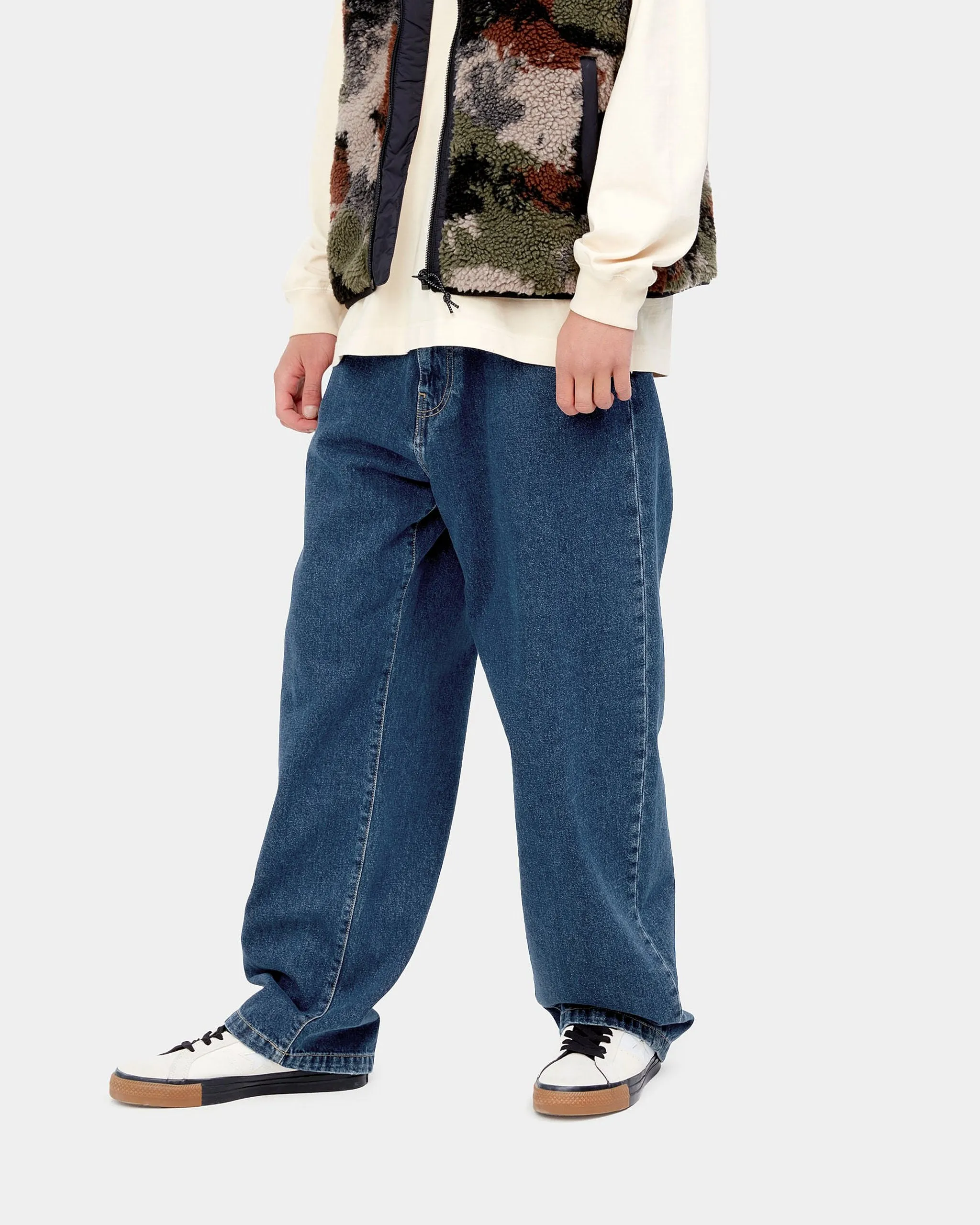 Carhartt WIP Landon Pant Loose Fit Mens Jeans - Blue Stone Washed