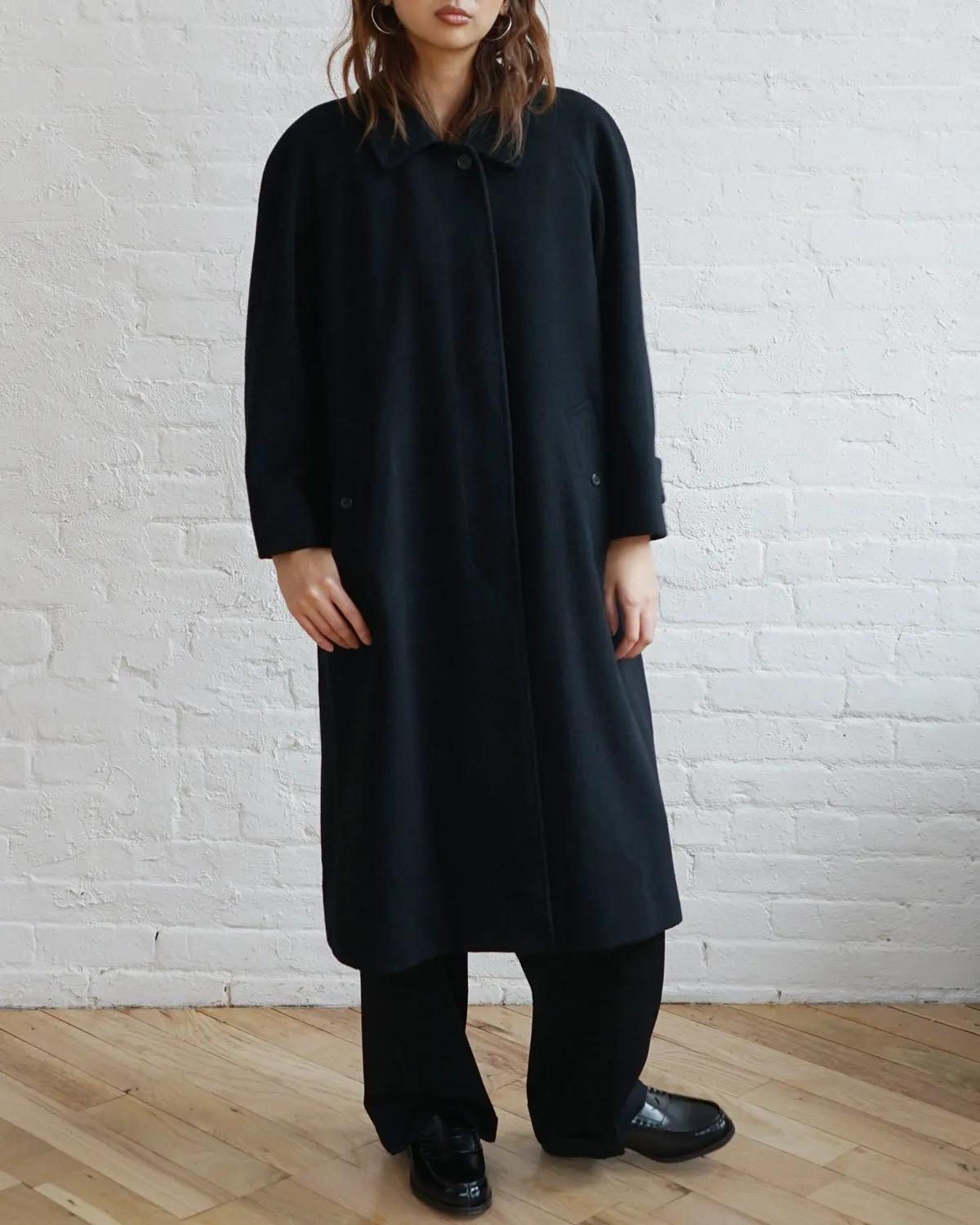 Cashmere Blended Wool Coat