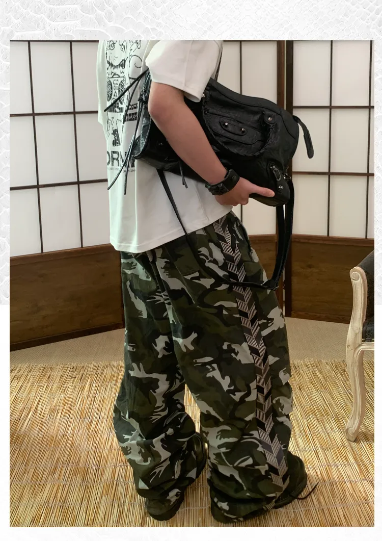 Casual Straight Wide Pants