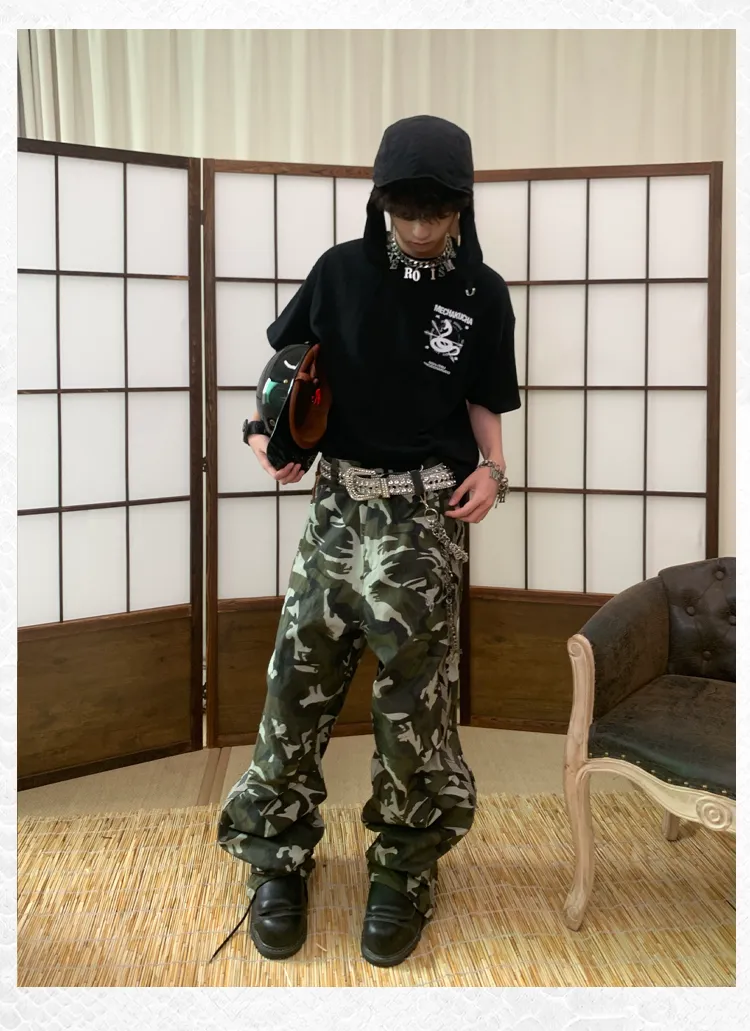 Casual Straight Wide Pants