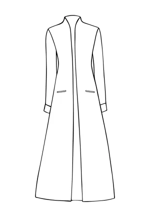 Devi coat in Duck Egg