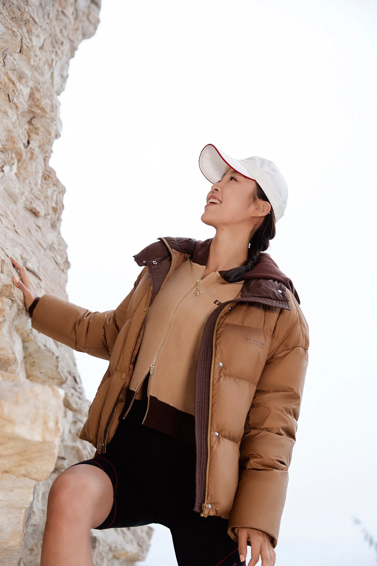 EP YAYING  White goose down jacket