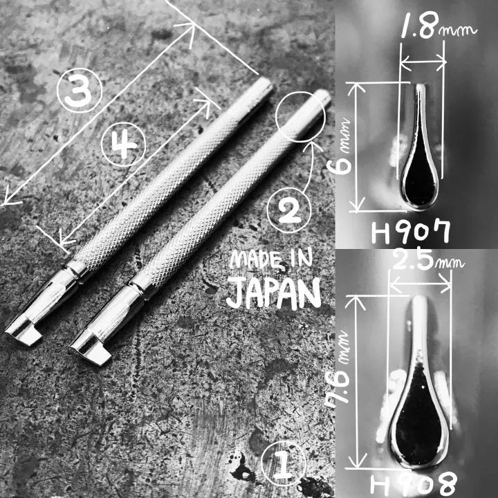 H907 Stop Leather Stamp OKA Japan