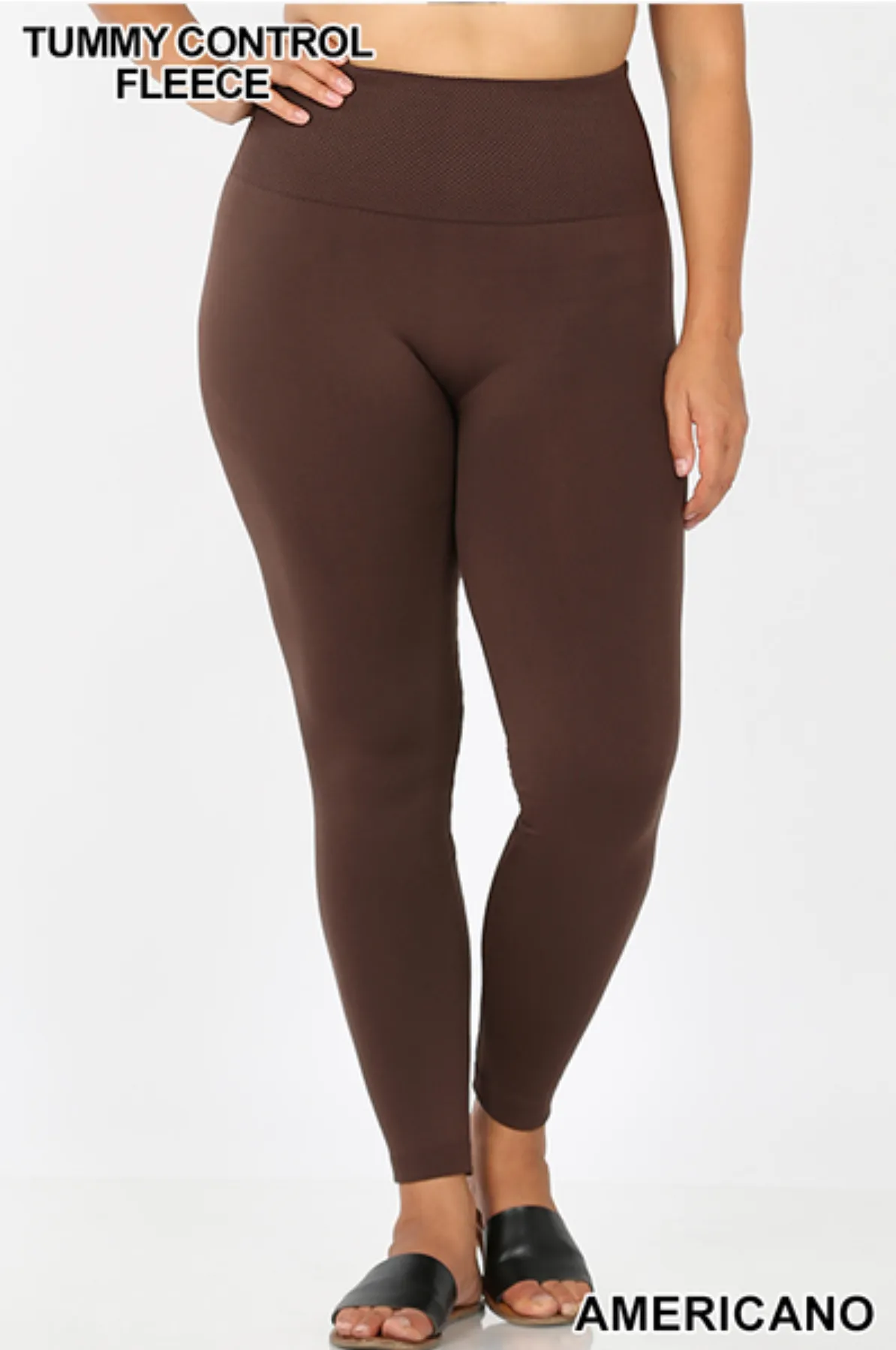 Hi-Waist Tummy Control FLEECE LINED Legging