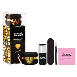 New - Le Mini Macaron Gel Nail Polish Kit - Licorice - 5ct