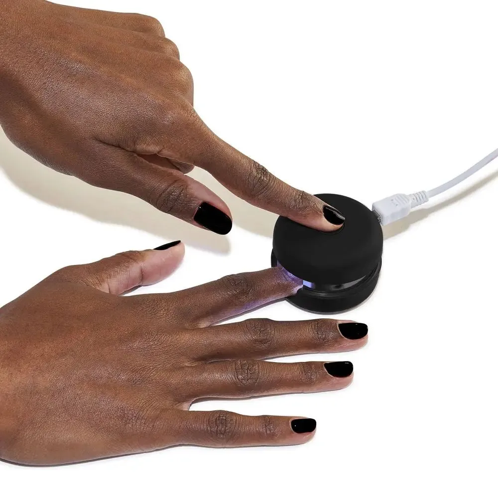New - Le Mini Macaron Gel Nail Polish Kit - Licorice - 5ct