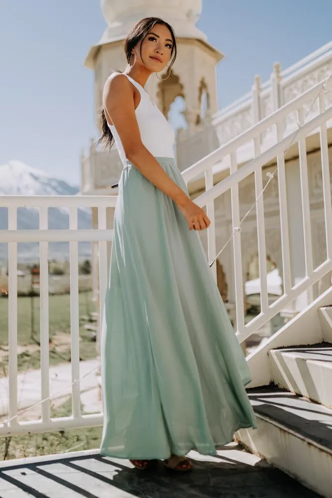 Penelope Maxi Skirt in Green