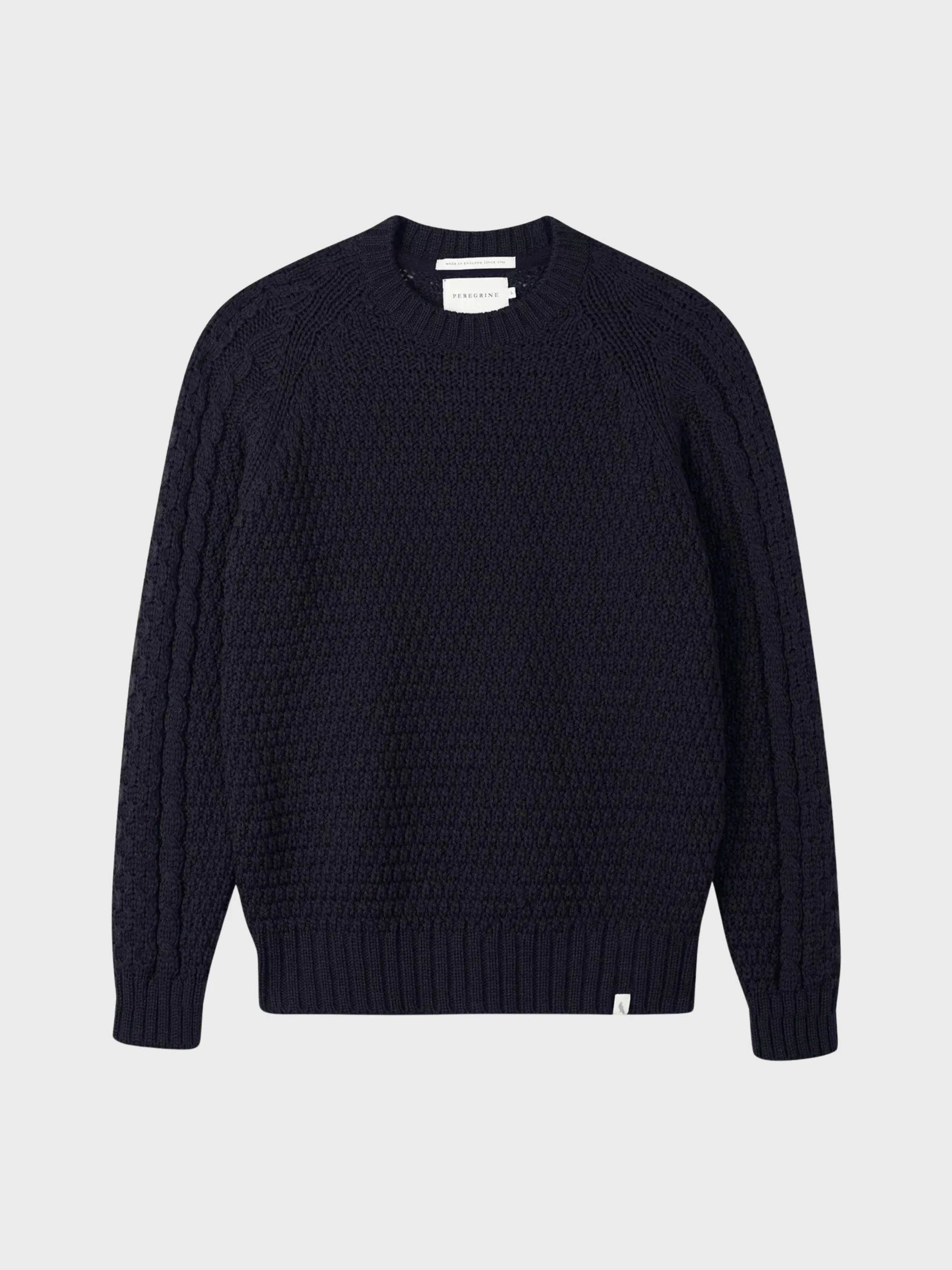 Peregrine Sweater Winston Crew Jumper Navy