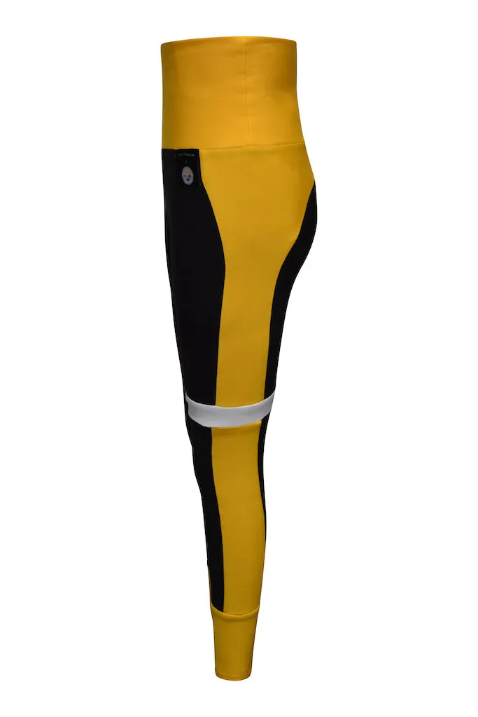 Pittsburgh Steelers Color Block Legging