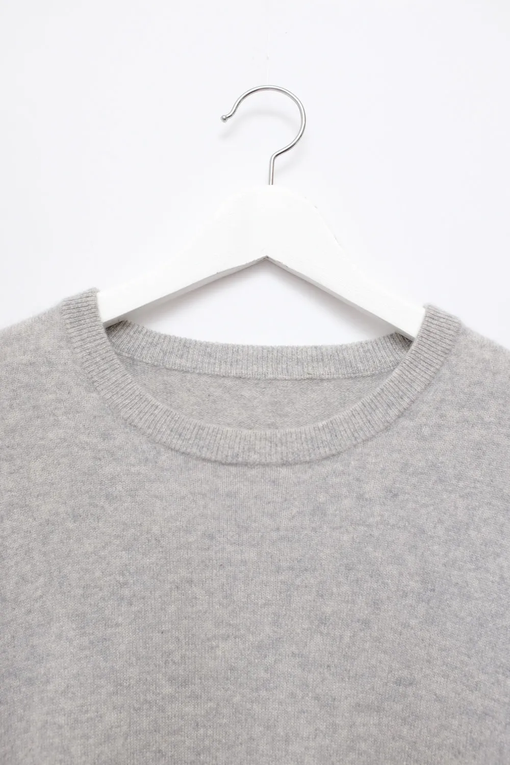 PURE CASHMERE GREY OVERSIZED COSY SWEATER