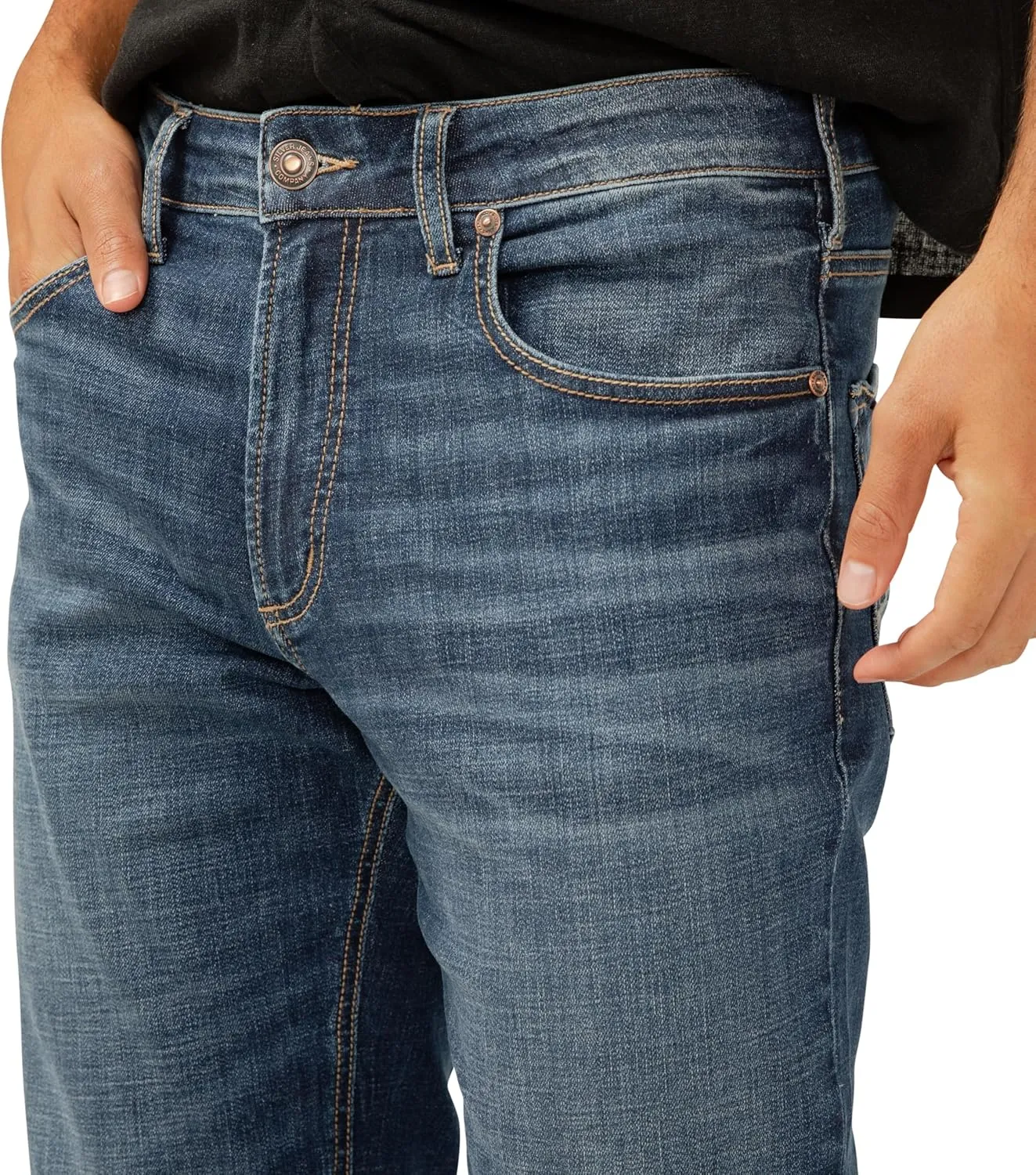 Silver Jeans Co. Men's Grayson Classic Fit Straight Leg Jeans