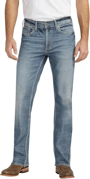 Silver Jeans Co. Men's Zac Relaxed Fit Straight Leg Denim Jeans