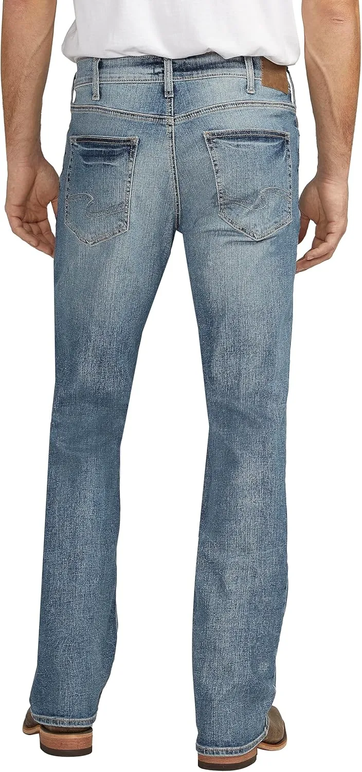 Silver Jeans Co. Men's Zac Relaxed Fit Straight Leg Denim Jeans