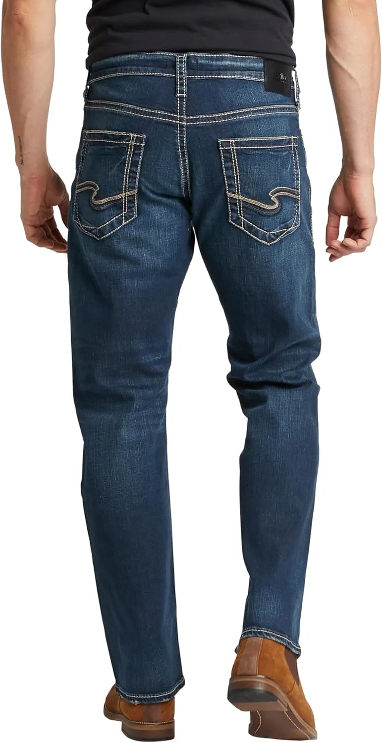 Silver Jeans Co. Men's Zac Relaxed Fit Straight Leg Jeans
