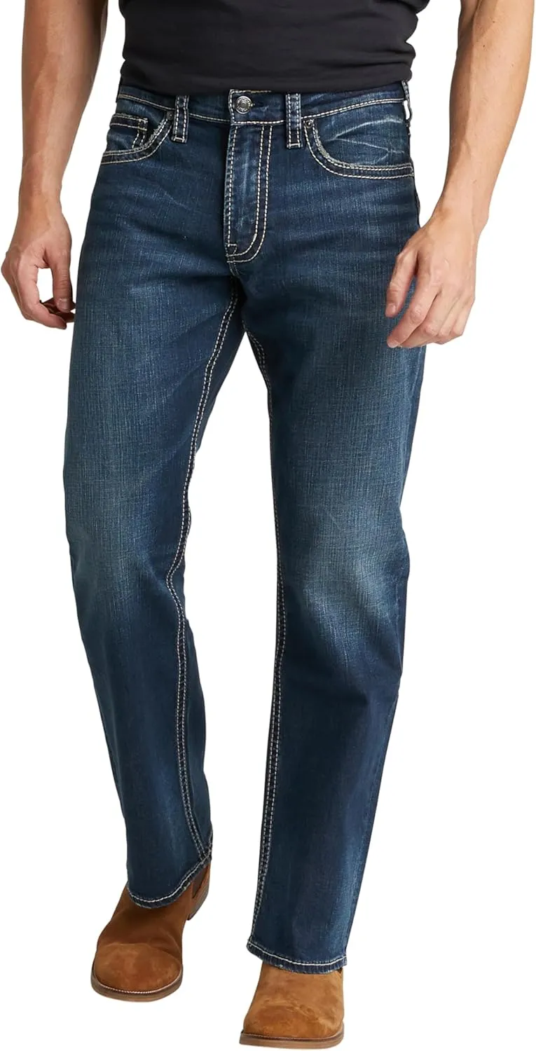 Silver Jeans Co. Men's Zac Relaxed Fit Straight Leg Jeans