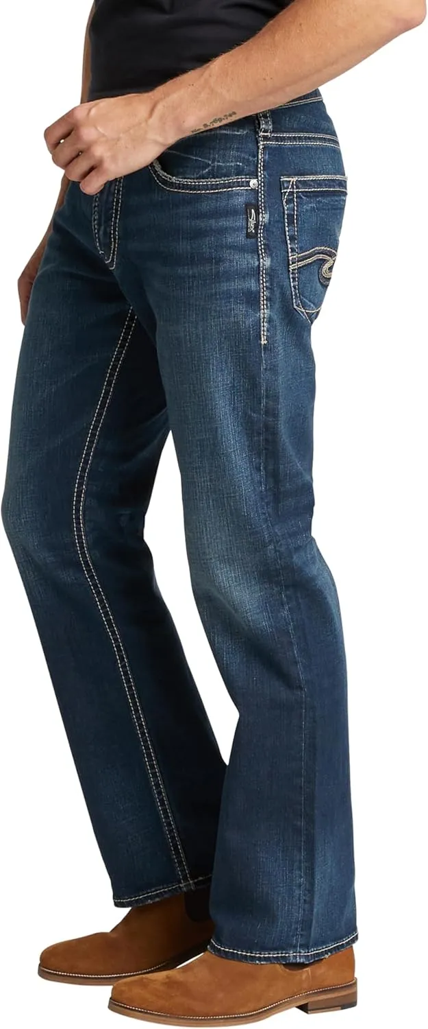 Silver Jeans Co. Men's Zac Relaxed Fit Straight Leg Jeans