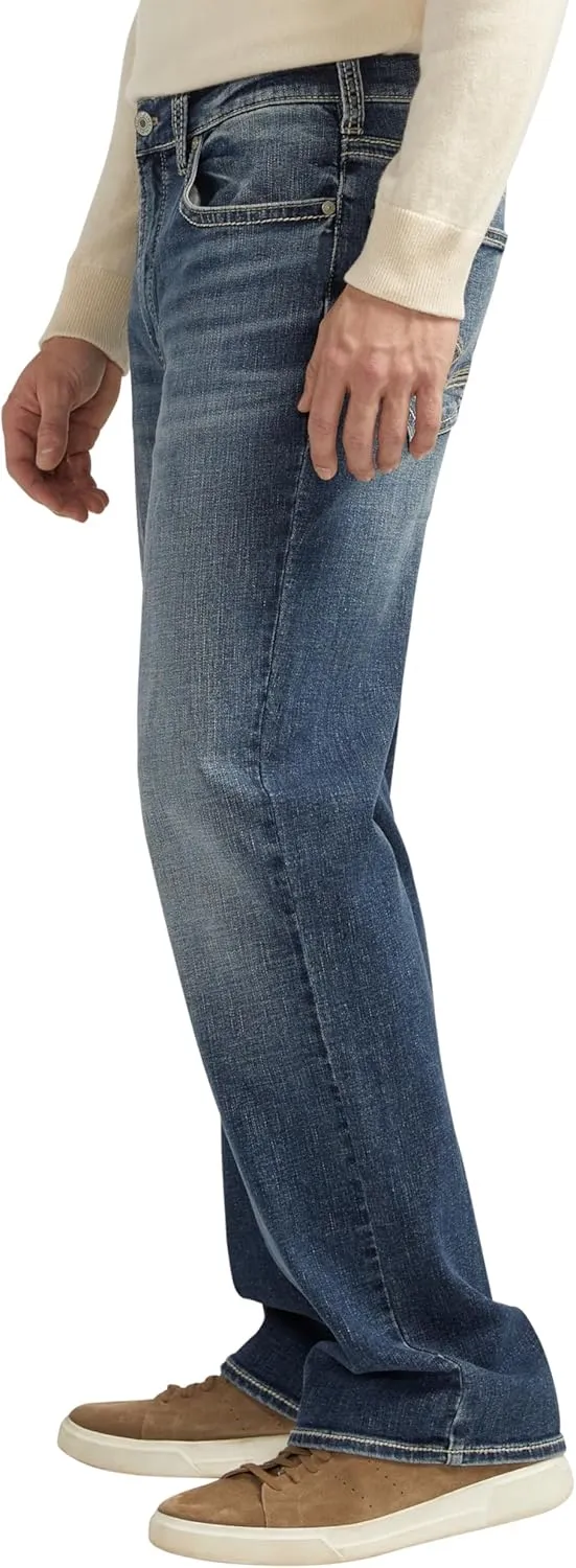 Silver Jeans Co. Men's Zac Relaxed Fit Straight Leg Jeans