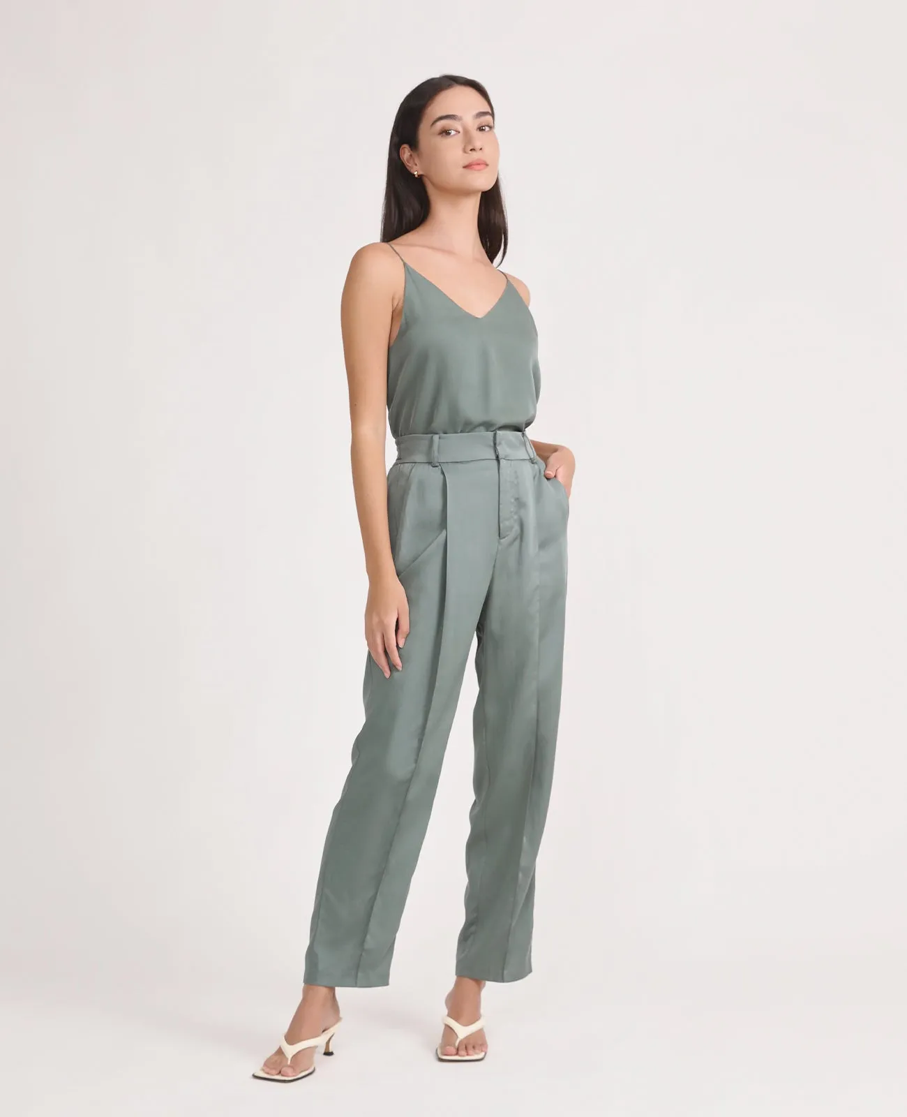 Tencel Barrel Pant