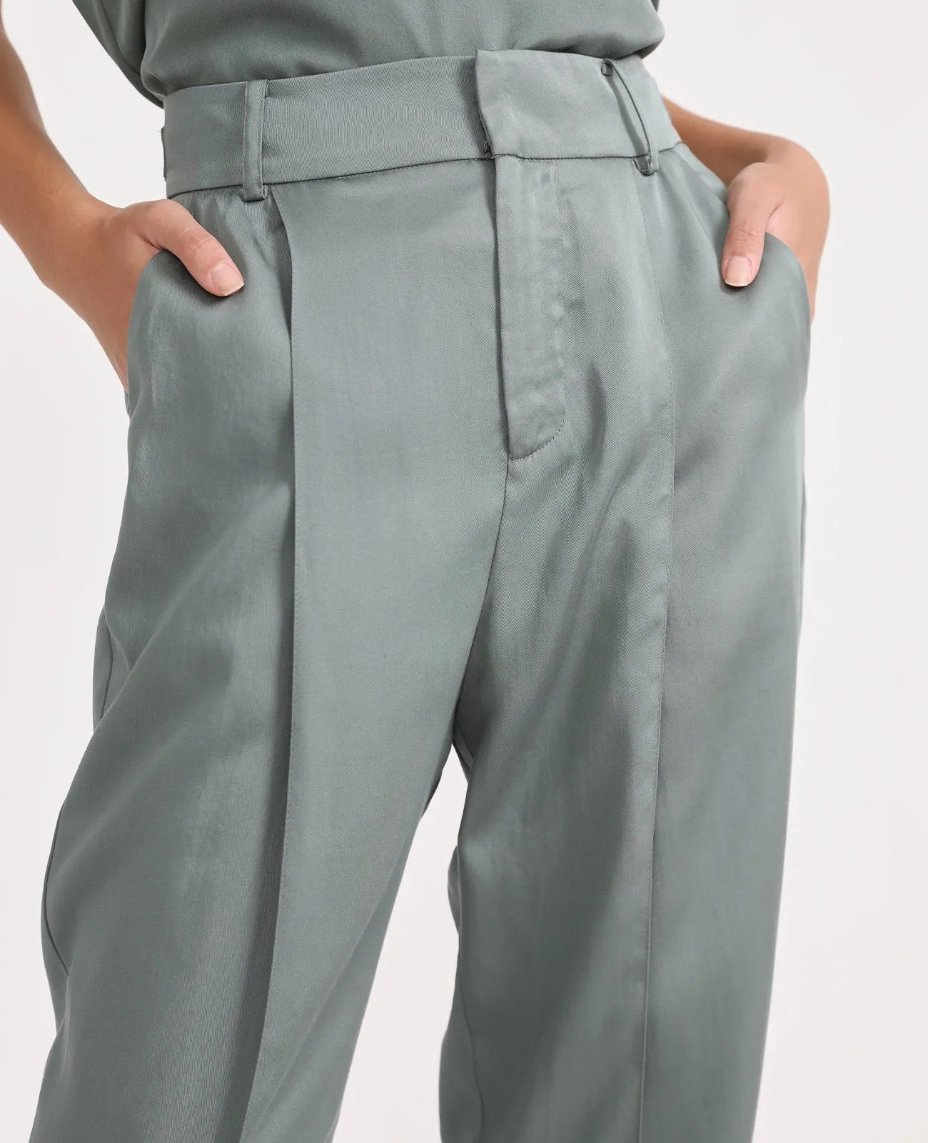 Tencel Barrel Pant