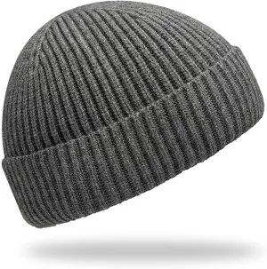 Trawler Beanie Watch Hat Roll-up Edge,Fisherman Ski Winter Warm Knit Caps Unisex