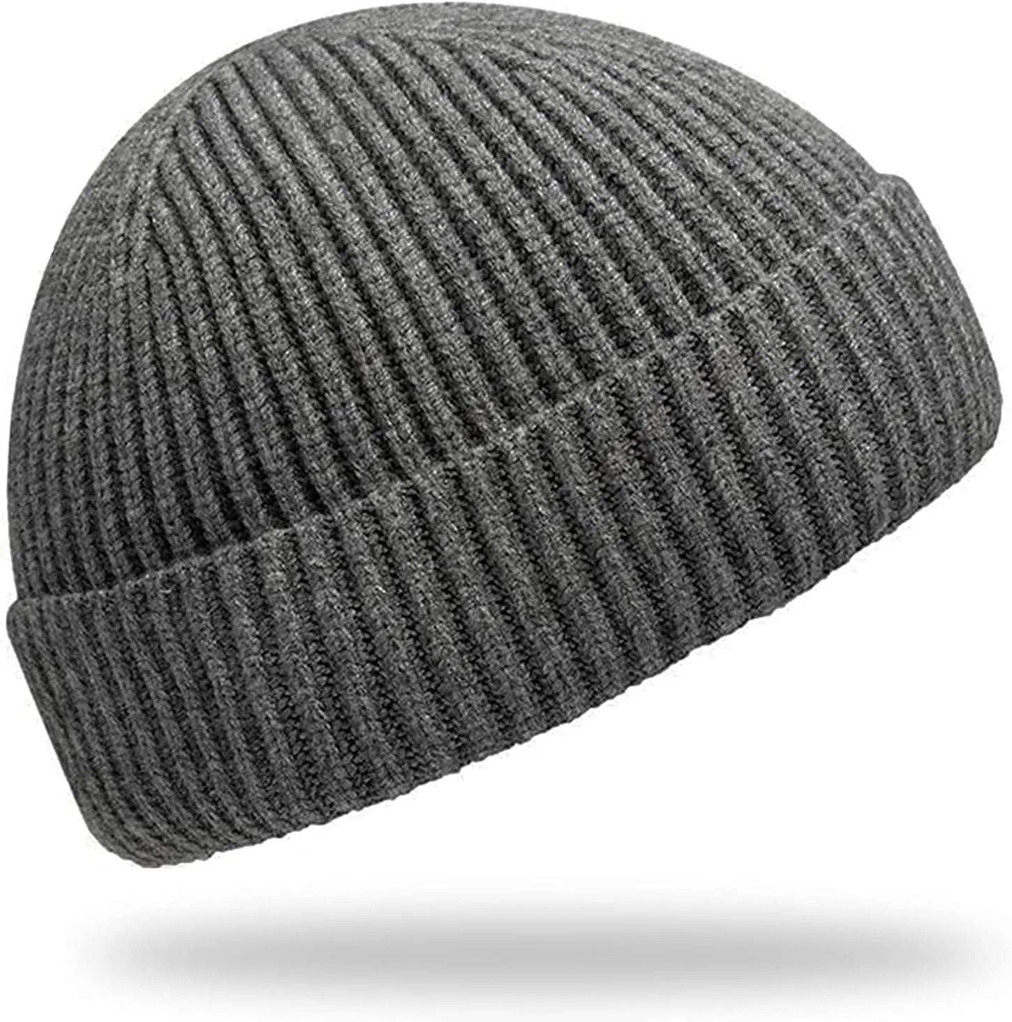Trawler Beanie Watch Hat Roll-up Edge,Fisherman Ski Winter Warm Knit Caps Unisex