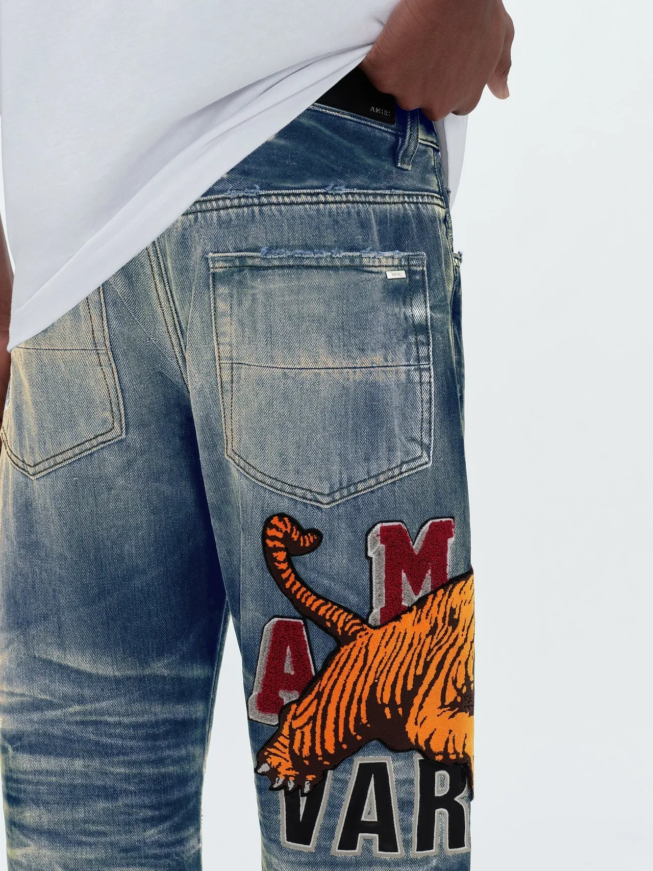 Varsity Tiger Straight Jeans