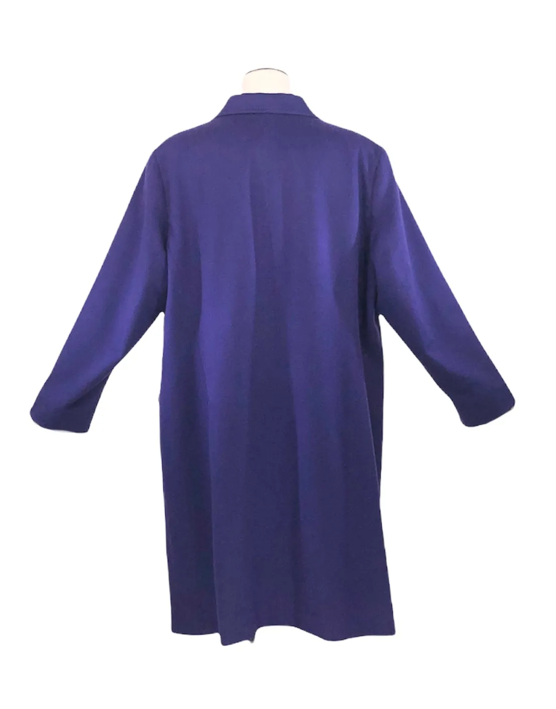 Violet Cashmere Coat | Size 18