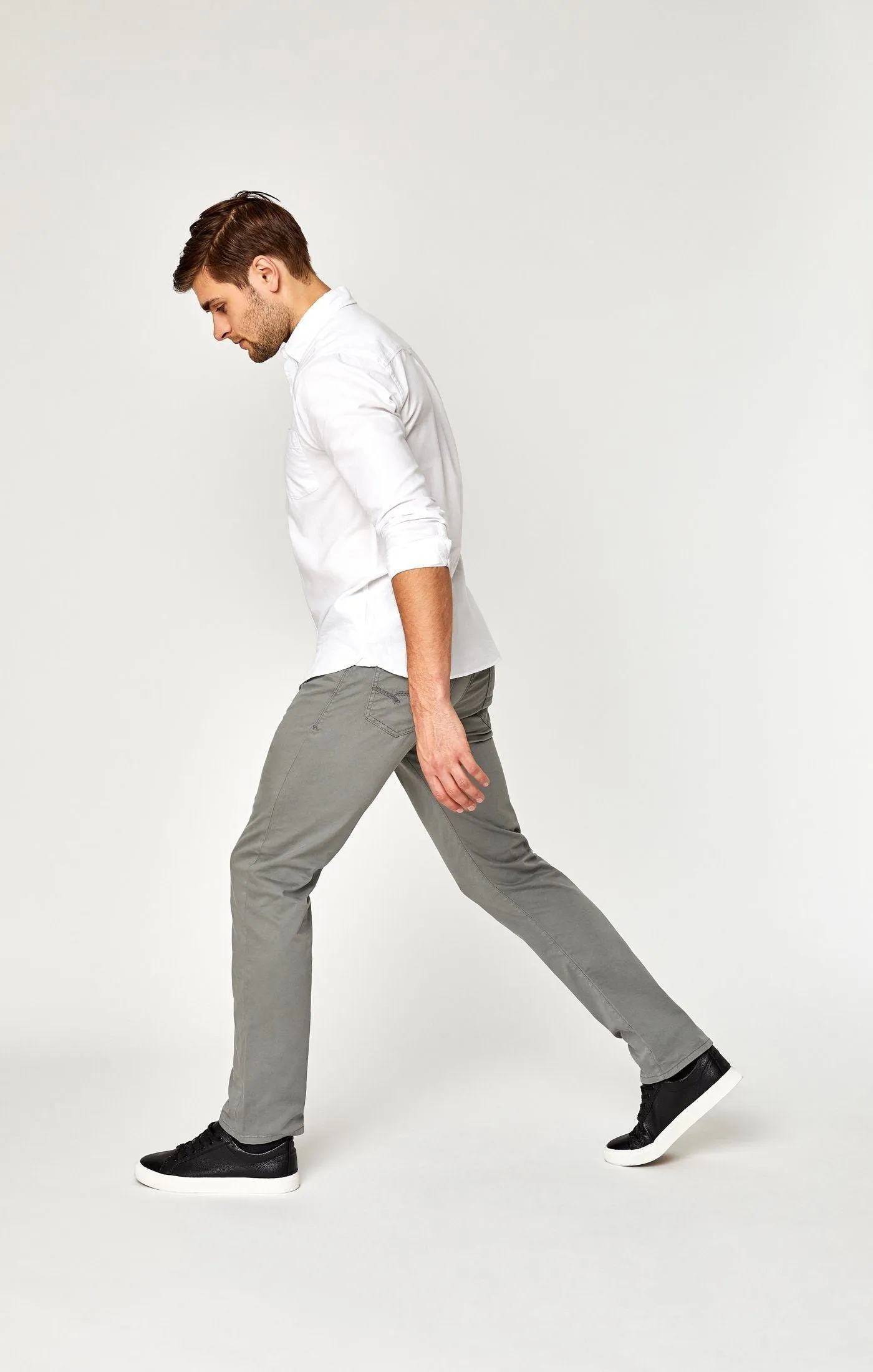ZACH STRAIGHT LEG IN GREY TWILL